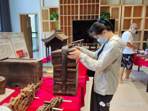 北京流动科技馆古代木作科技中的智慧巡展活动——走进天通苑文化艺术中心